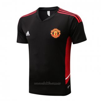 Camiseta de Entrenamiento Manchester United 2022-2023 Negro