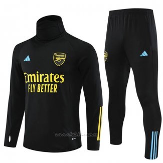 Chandal de Sudadera del Arsenal Nino 2023 Negro