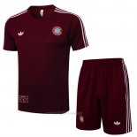 Chandal del Bayern Munich Manga Corta 2025-2026 Rojo - Pantalon Corto