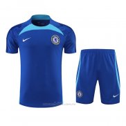 Chandal del Chelsea Manga Corta 2022-2023 Azul - Pantalon Corto