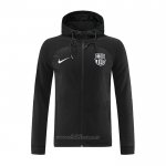 Chaqueta con Capucha del Barcelona 2022-2023 Negro