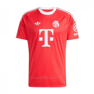 Camiseta Bayern Munich Portero 2025-2026 Rojo Tailandia
