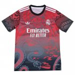 Camiseta Real Madrid Dragon 2024-2025 Rojo Tailandia