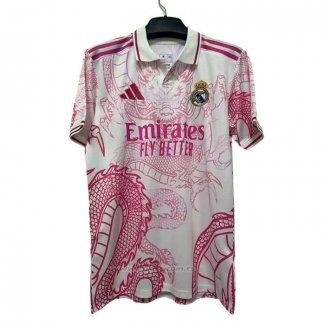 Camiseta Real Madrid Dragon 2025-2026 Rosa Tailandia