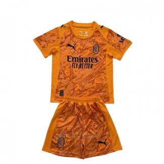 Camiseta AC Milan Portero Nino 2025-2026 Naranja