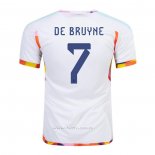 Camiseta Belgica Jugador De Bruyne Segunda 2022