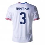 Camiseta Estados Unidos Jugador Zimmerman Primera 2024
