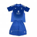 Camiseta Juventus Portero Nino 2025-2026 Azul