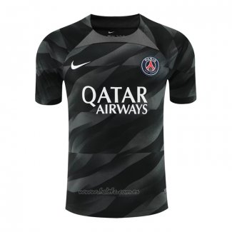 Camiseta Paris Saint-Germain Portero 2023-2024 Negro