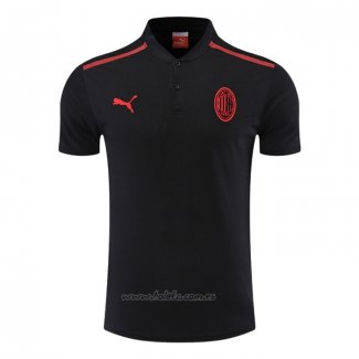 Camiseta Polo del AC Milan 2022-2023 Negro