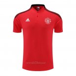 Camiseta Polo del Manchester United 2022-2023 Rojo