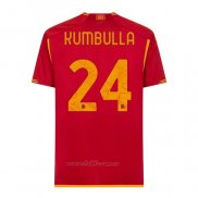 Camiseta Roma Jugador Kumbulla Primera 2023-2024