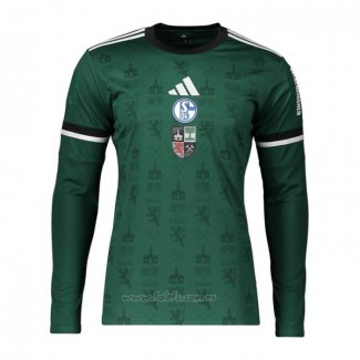 Camiseta Schalke 04 Aniversario Manga Larga 2025-2026