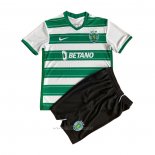 Camiseta Sporting Primera Nino 2021-2022
