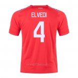 Camiseta Suiza Jugador Elvedi Primera 2022