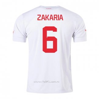 Camiseta Suiza Jugador Zakaria Segunda 2022