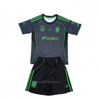 Camiseta Tigres UANL Tercera Nino 2025-2026