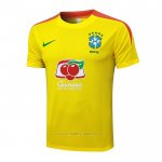Camiseta de Entrenamiento Brasil 2025-2026 Amarillo