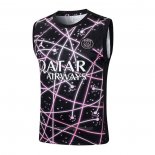 Camiseta de Entrenamiento Paris Saint-Germain Sin Mangas 2025-2026 Negro Rosa