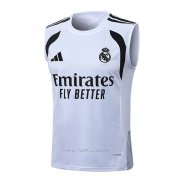 Camiseta de Entrenamiento Real Madrid Sin Mangas 2025-2026 Blanco
