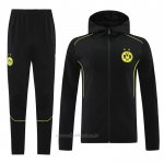 Chandal con Capucha del Borussia Dortmund 2024 Negro