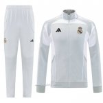 Chandal de Chaqueta del Real Madrid 2025-2026 Gris Blanco