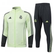 Chandal de Chaqueta del Real Madrid 2025-2026 Verde Negro