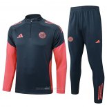 Chandal de Sudadera del Bayern Munich Nino 2025-2026 Gris Naranja