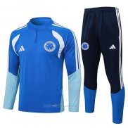 Chandal de Sudadera del Cruzeiro Nino 2026-2027 Azul