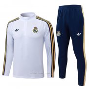 Chandal de Sudadera del Real Madrid Nino 2026-2027 Blanco