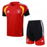 Chandal del Alemania Manga Corta 2025-2026 Rojo - Pantalon Corto