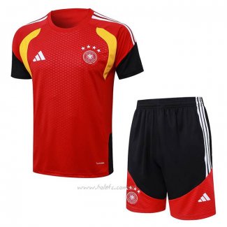 Chandal del Alemania Manga Corta 2025-2026 Rojo - Pantalon Corto