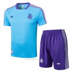 Chandal del Real Madrid Manga Corta 2025-2026 Azul - Pantalon Corto