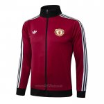 Chaqueta del Manchester United 2024-2025 Rojo Oscuro