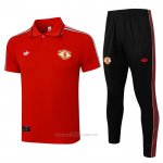 Conjunto Polo del Manchester United 2025-2026 Rojo