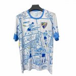 Camiseta Malaga Special 2025-2026 Blanco Azul Tailandia