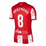Camiseta Atletico Madrid Jugador Griezmann Primera 2021-2022