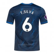 Camiseta Chelsea Jugador T.Silva Segunda 2023-2024