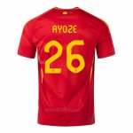 Camiseta Espana Jugador Ayoze Primera 2024