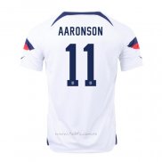 Camiseta Estados Unidos Jugador Aaronson Primera 2022