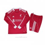 Camiseta Liverpool Primera Manga Larga Nino 2025-2026