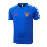 Camiseta Polo del Manchester United 2025-2026 Azul