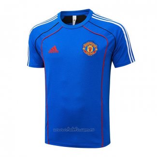 Camiseta Polo del Manchester United 2025-2026 Azul