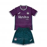 Camiseta Swansea City Segunda Nino 2025-2026