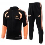 Chandal de Chaqueta del Arsenal Nino 2026-2027 Negro Naranja