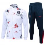 Chandal de Chaqueta del Paris Saint-Germain Nino 2024-2025 Blanco