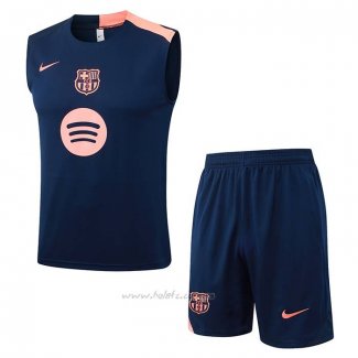 Chandal del Barcelona Sin Mangas 2025-2026 Azul Rosa