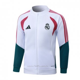 Chaqueta del Real Madrid 2026-2027 Blanco Rojo