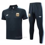 Conjunto Polo del Argentina 2025-2026 Gris