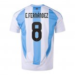 Camiseta Argentina Jugador E.Fernandez Primera 2024